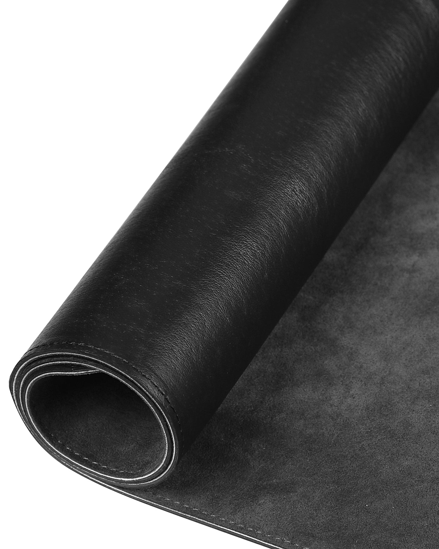 Килимок для робочого столу зі сірої алькантари