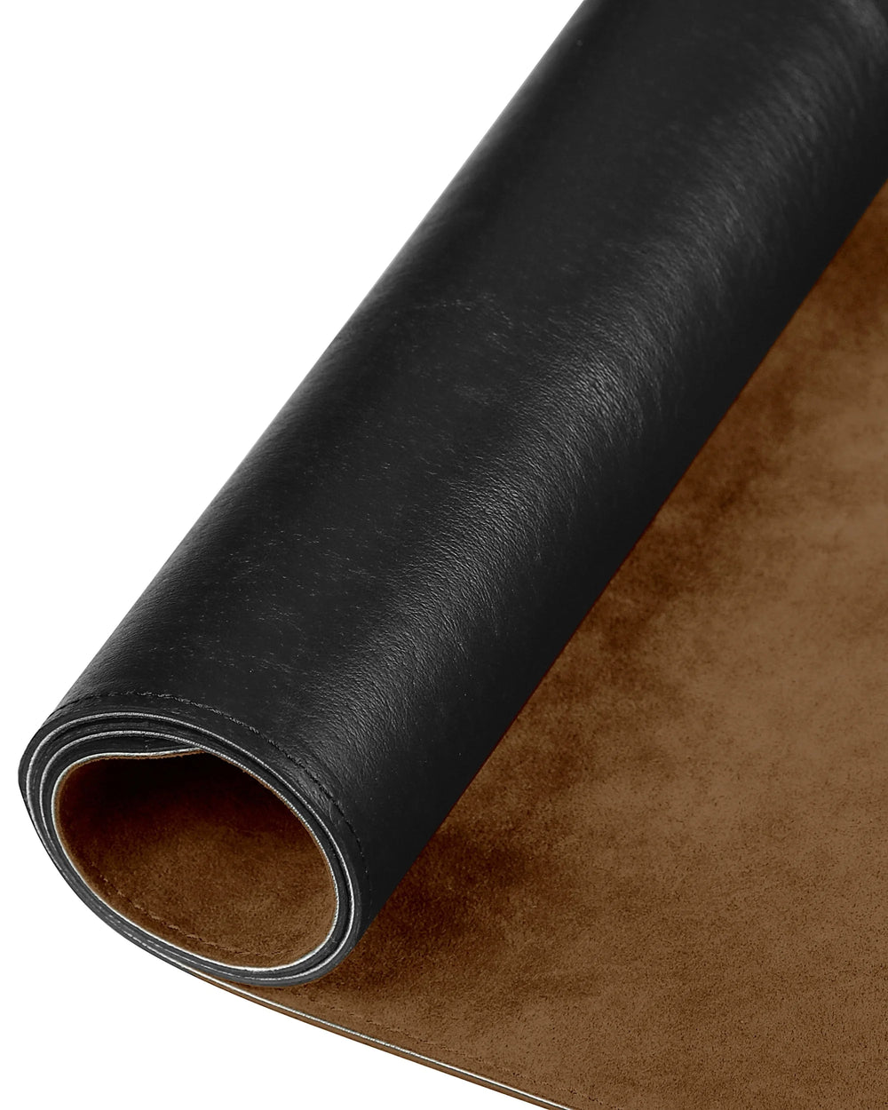 Килимок для робочого столу з рудої алькантари