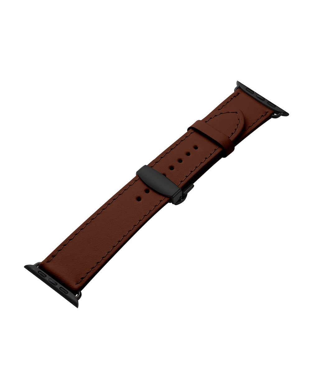 Pasek do Apple Watch ze skóry kupon w rdzawym kolorze