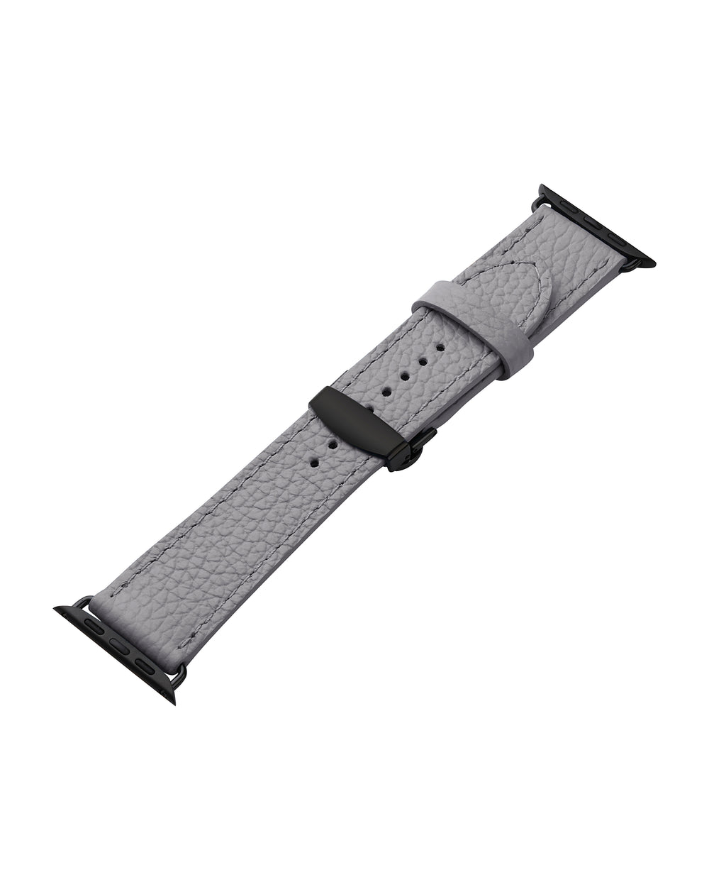 Pasek do Apple Watch ze skóry cielęcej floater w kolorze szarym