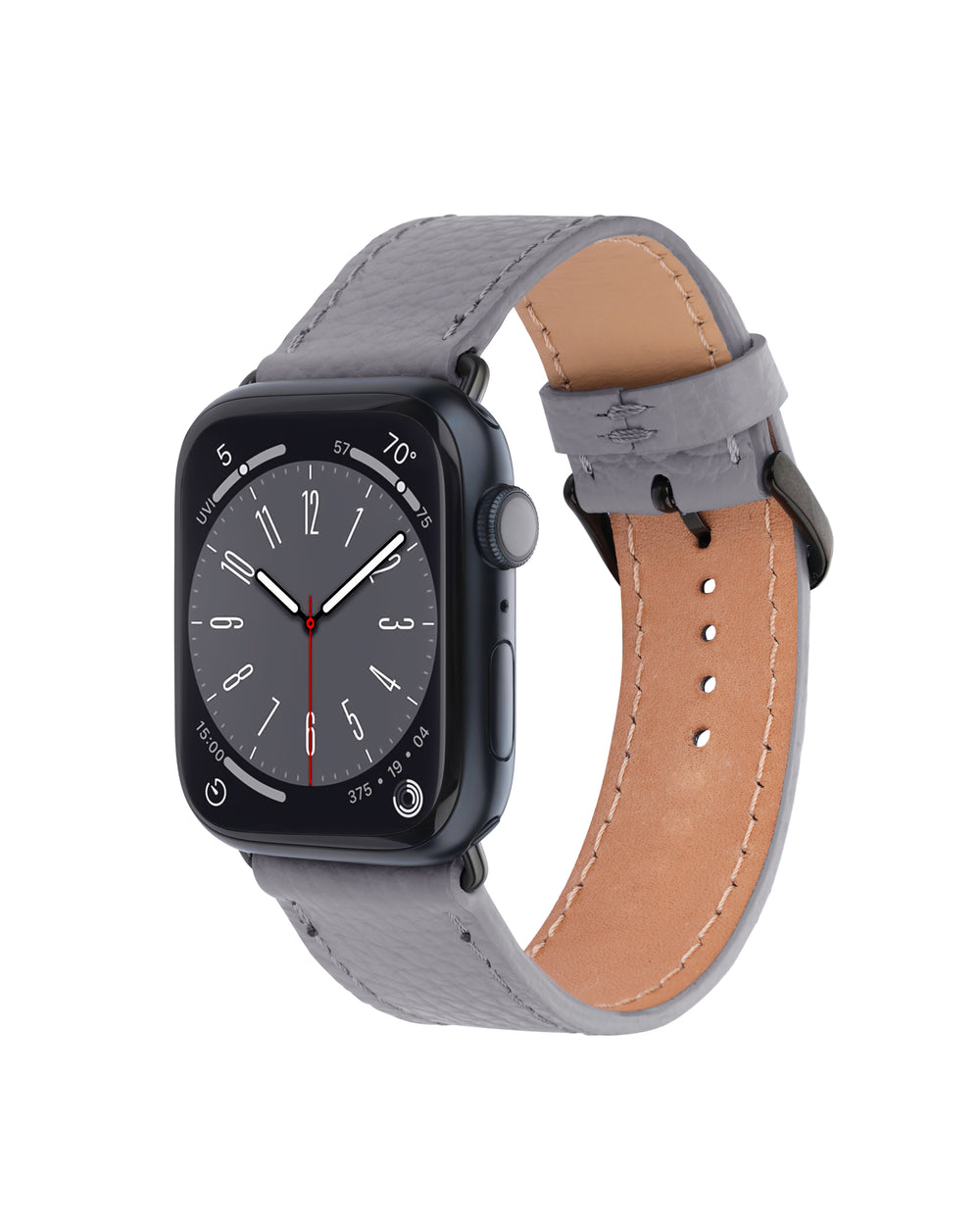 Pasek do Apple Watch ze skóry floater w szarym kolorze