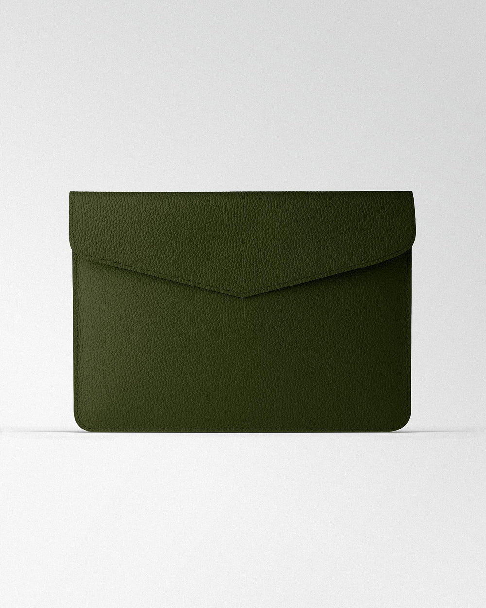 Чохол Magnetic із темно-зеленої текстурної шкіри для MacBook