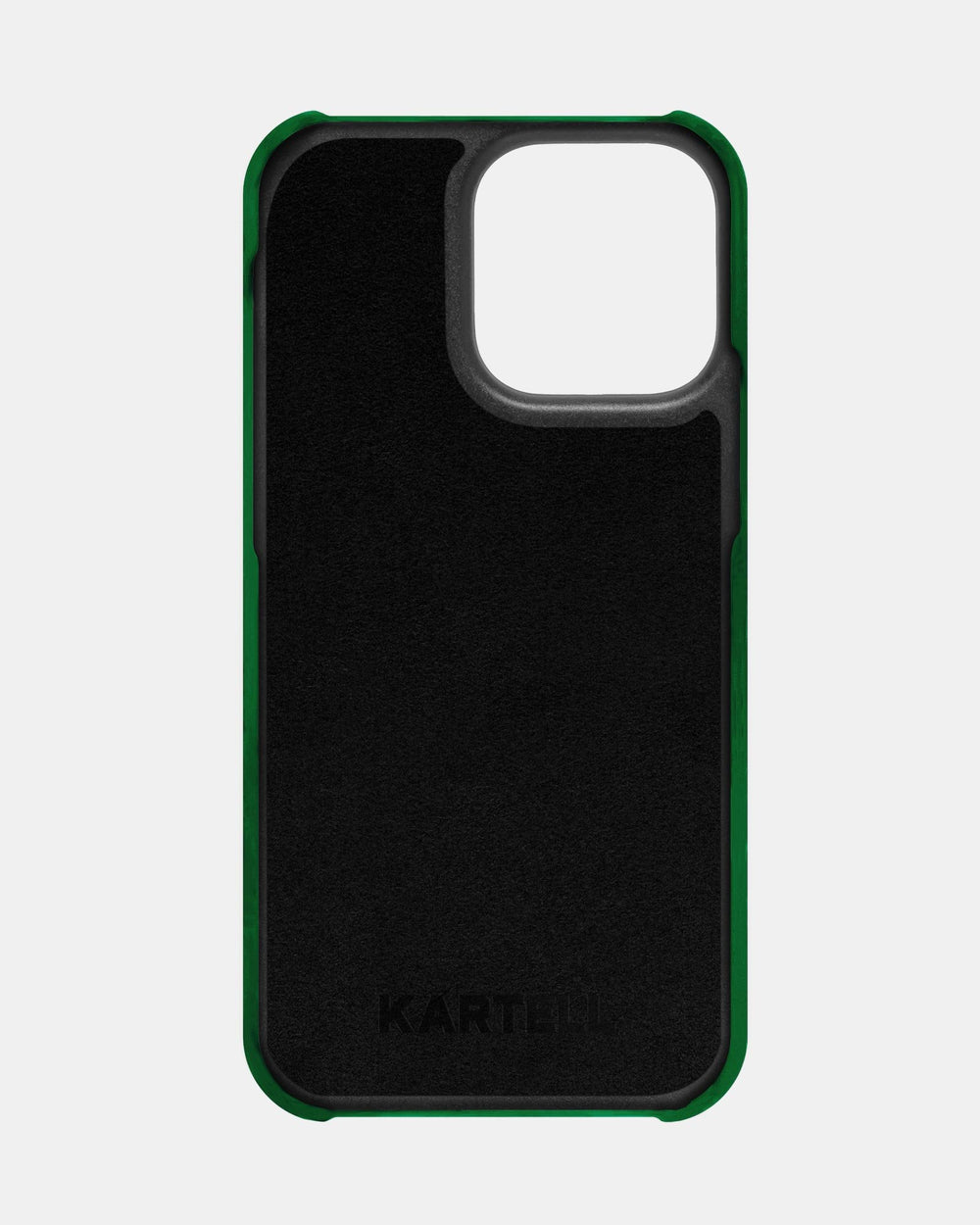 Jasnozielone skórzane etui na iPhone 14 Pro