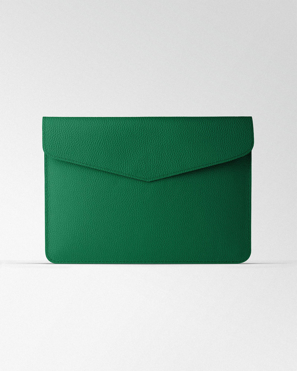 Чехол Magnetic Envelope из зеленой текстурированной кожи для MacBook