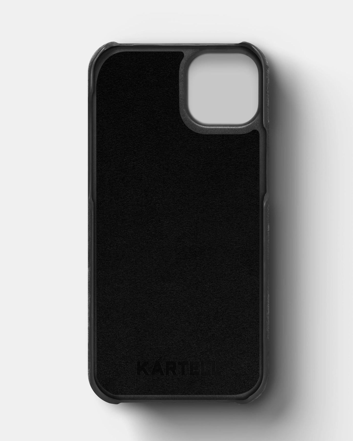 Сірий чохол з алькантари для iPhone 14 Plus