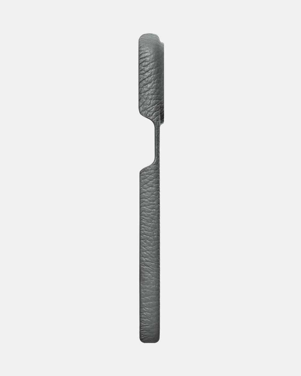 Szare skórzane etui na iPhone 15 Pro
