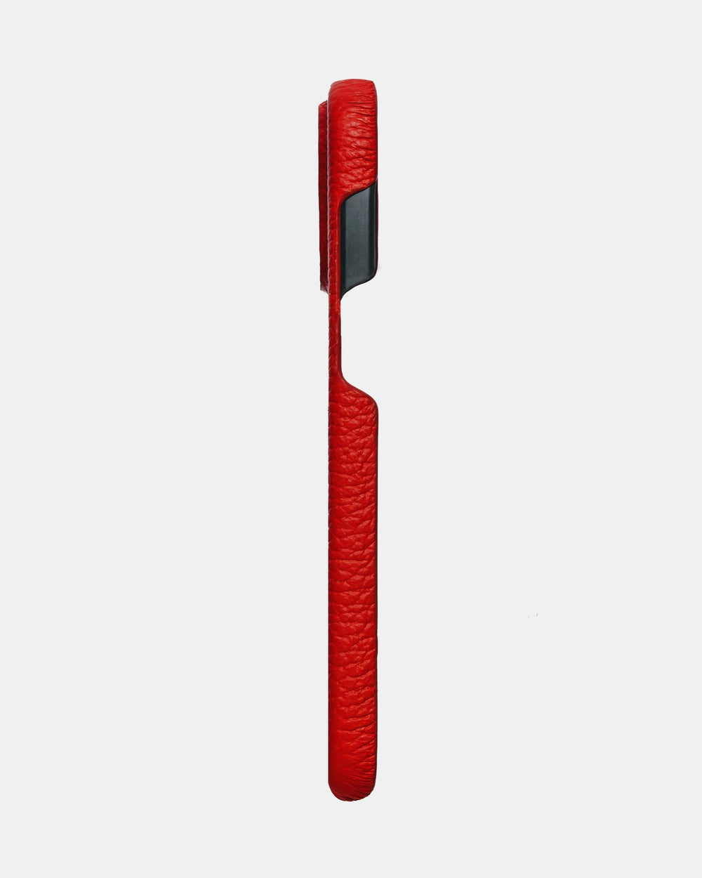 Красный кожаный чехол для iPhone 14 Pro Max