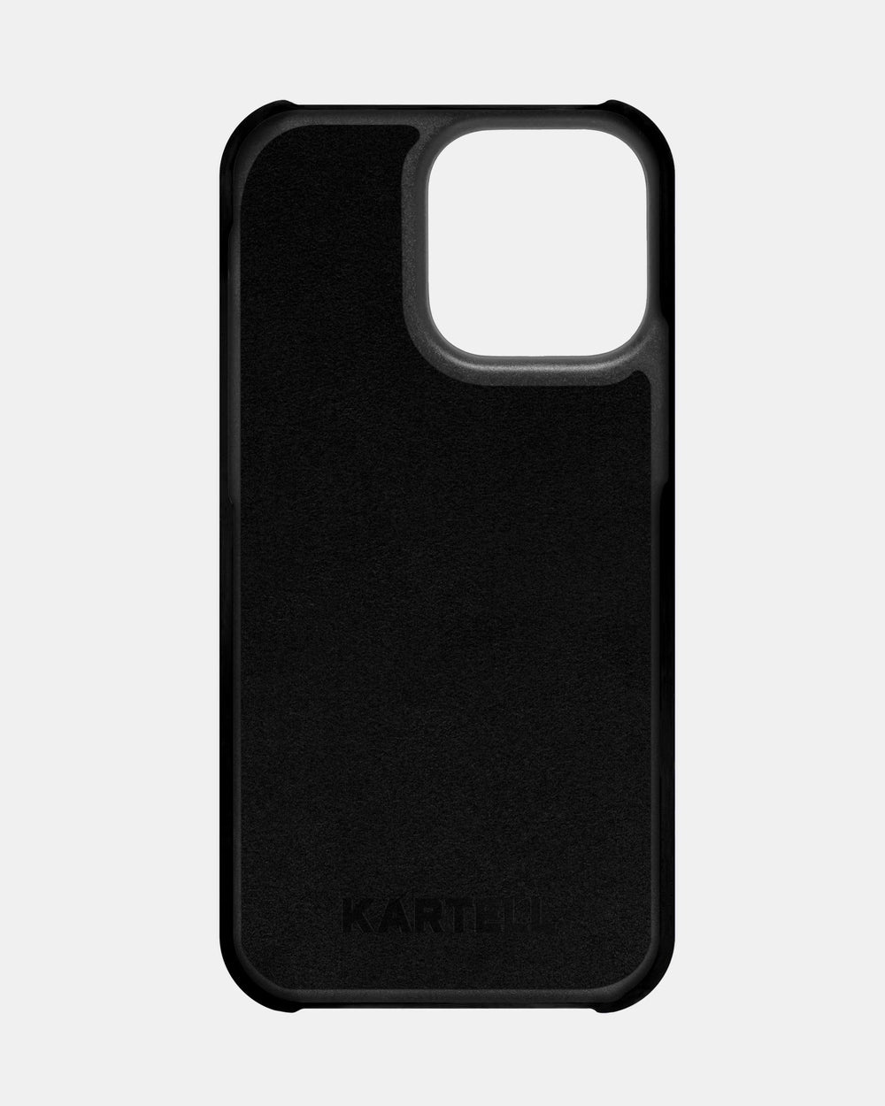 Черный кожаный чехол для iPhone 16 Pro Max