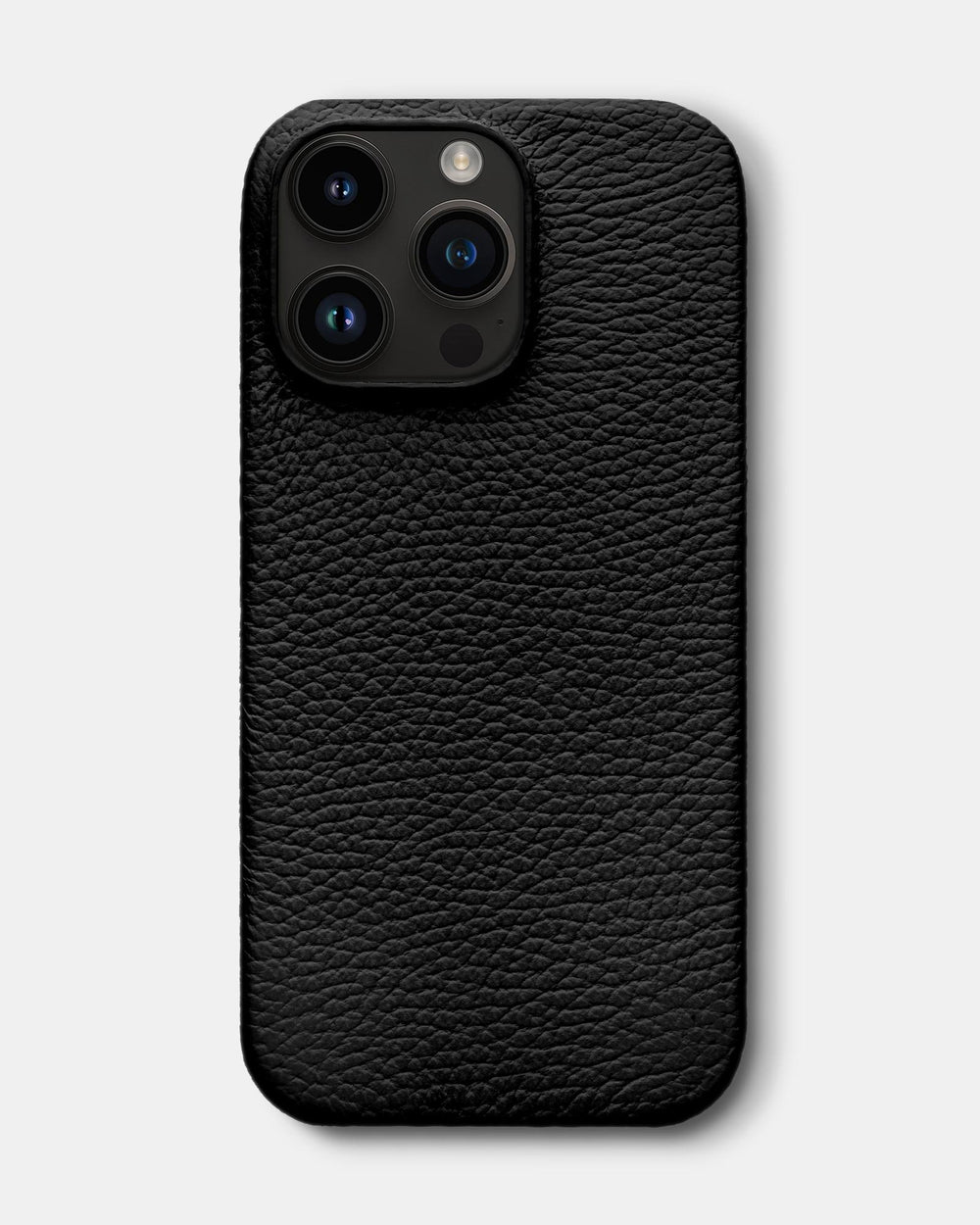 Czarny skórzany etui do iPhone 14 Pro Max