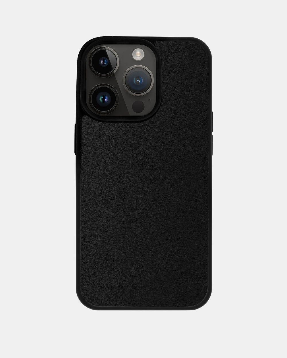 Чехол из черной телячьей кожи для iPhone 14 Pro Max