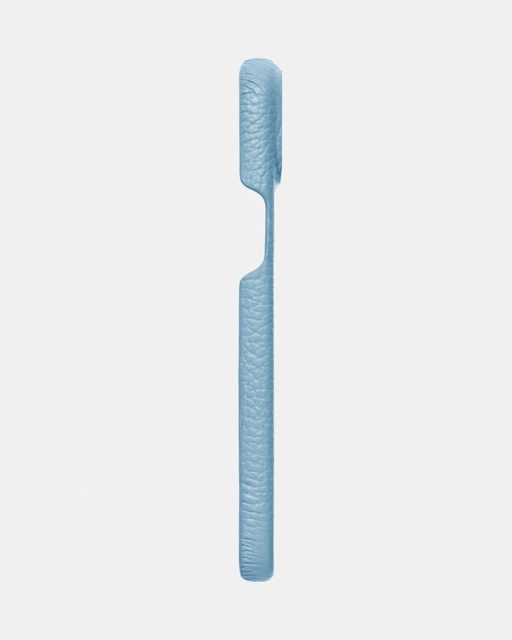 Błękitne skórzane etui na iPhone 16