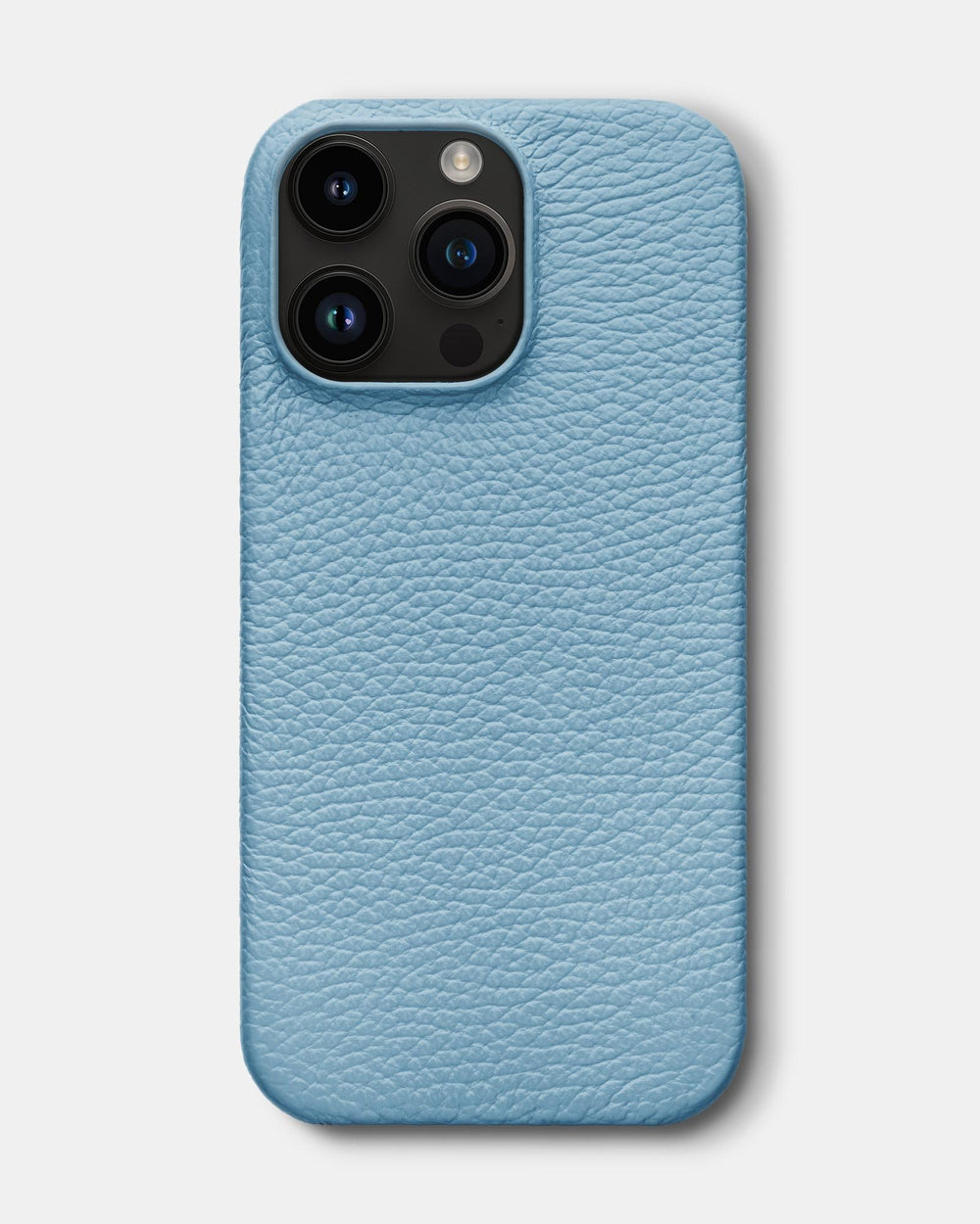 Błękitny skórzany etui do iPhone 14 Pro Max