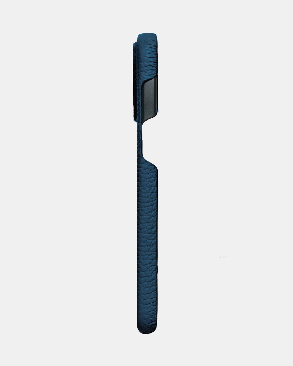 Ciemnoniebieski skórzany etui do iPhone 14 Pro Max