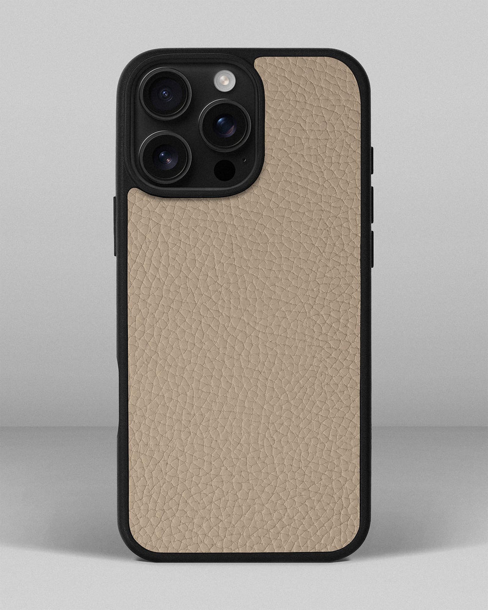 Etui z beżowej cielęcej skóry floater do iPhone 16 Pro Max