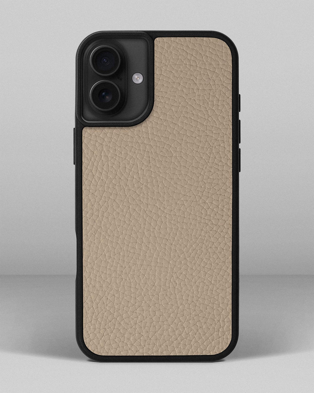 Etui z beżowej cielęcej skóry flotar na iPhone 16 Plus