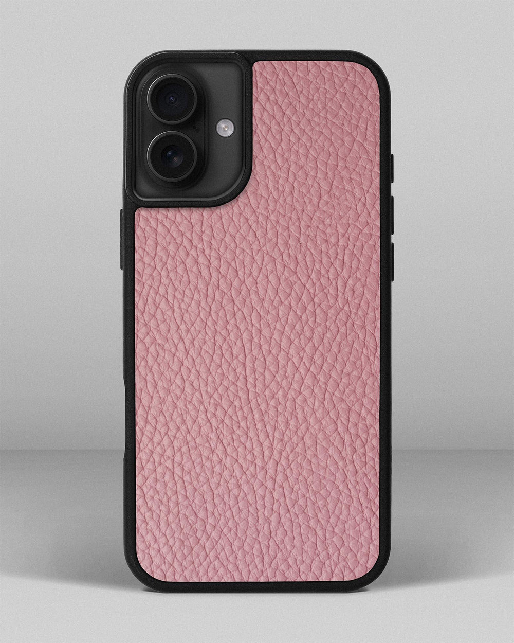 Etui z różowej cielęcej skóry flotar na iPhone 16 Plus