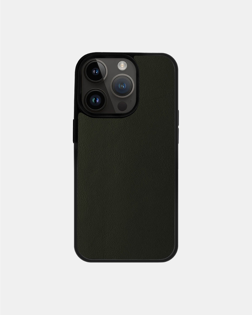 Чохол із зеленої телячої шкіри для iPhone 14 Pro