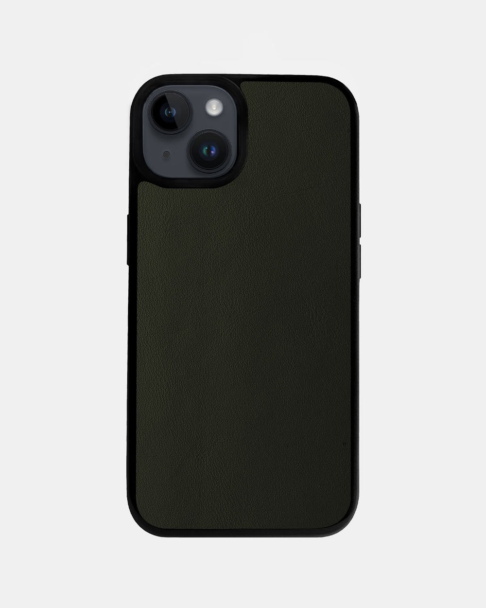 Etui z zielonej cielęcej skóry na iPhone 14 Plus