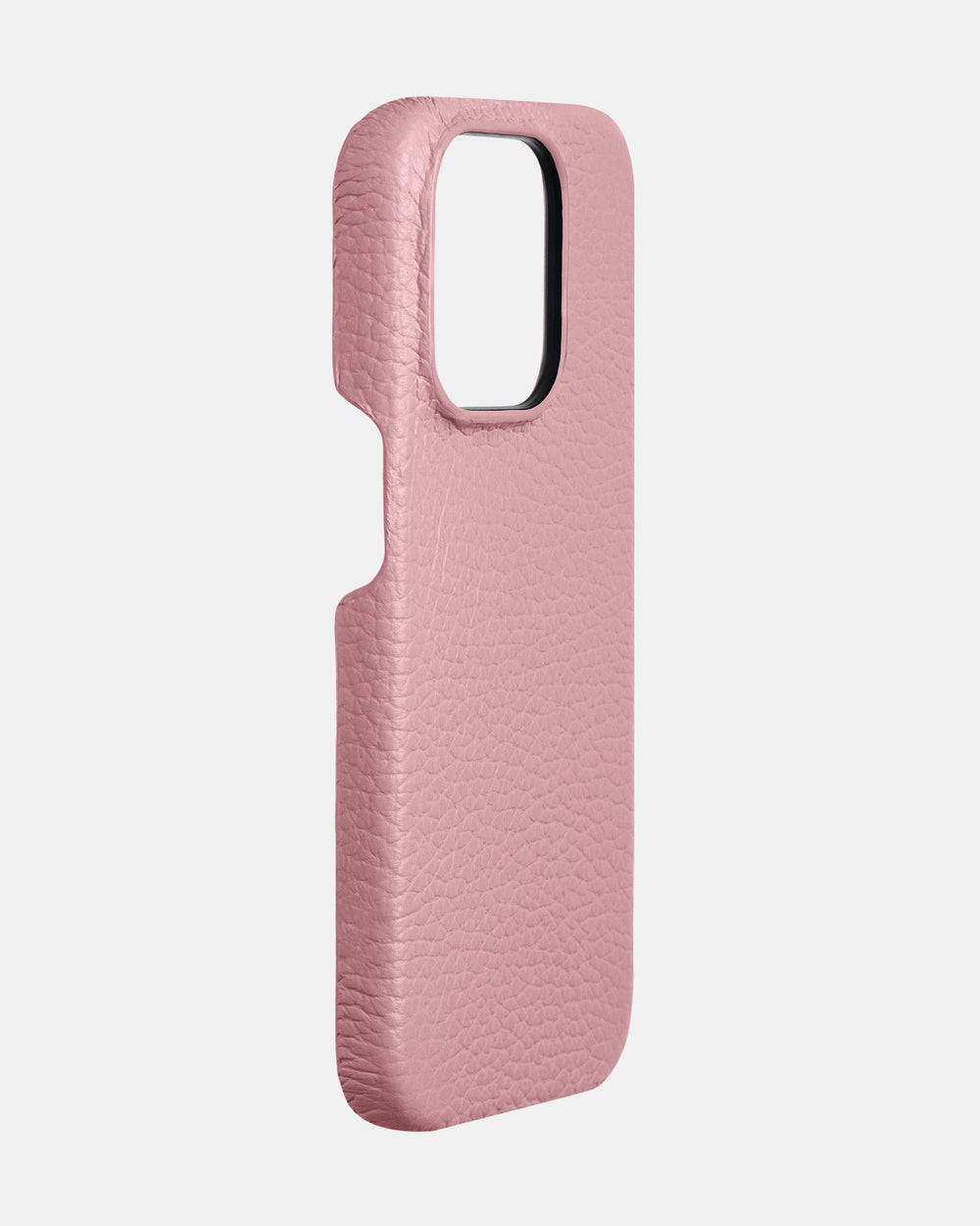 Różowe skórzane etui na iPhone 14 Pro Max