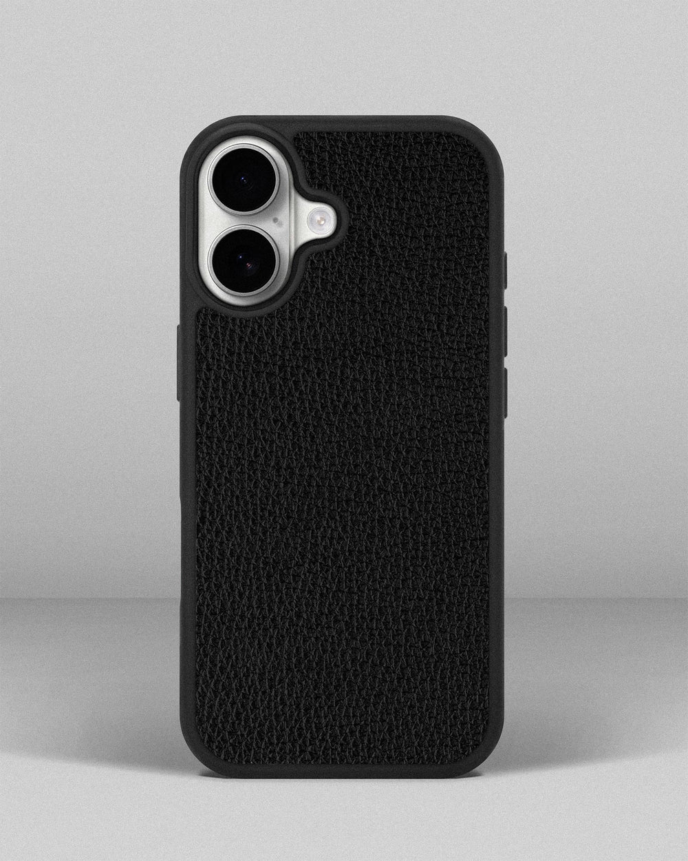 Etui z czarnej cielęcej skóry floater do iPhone 17