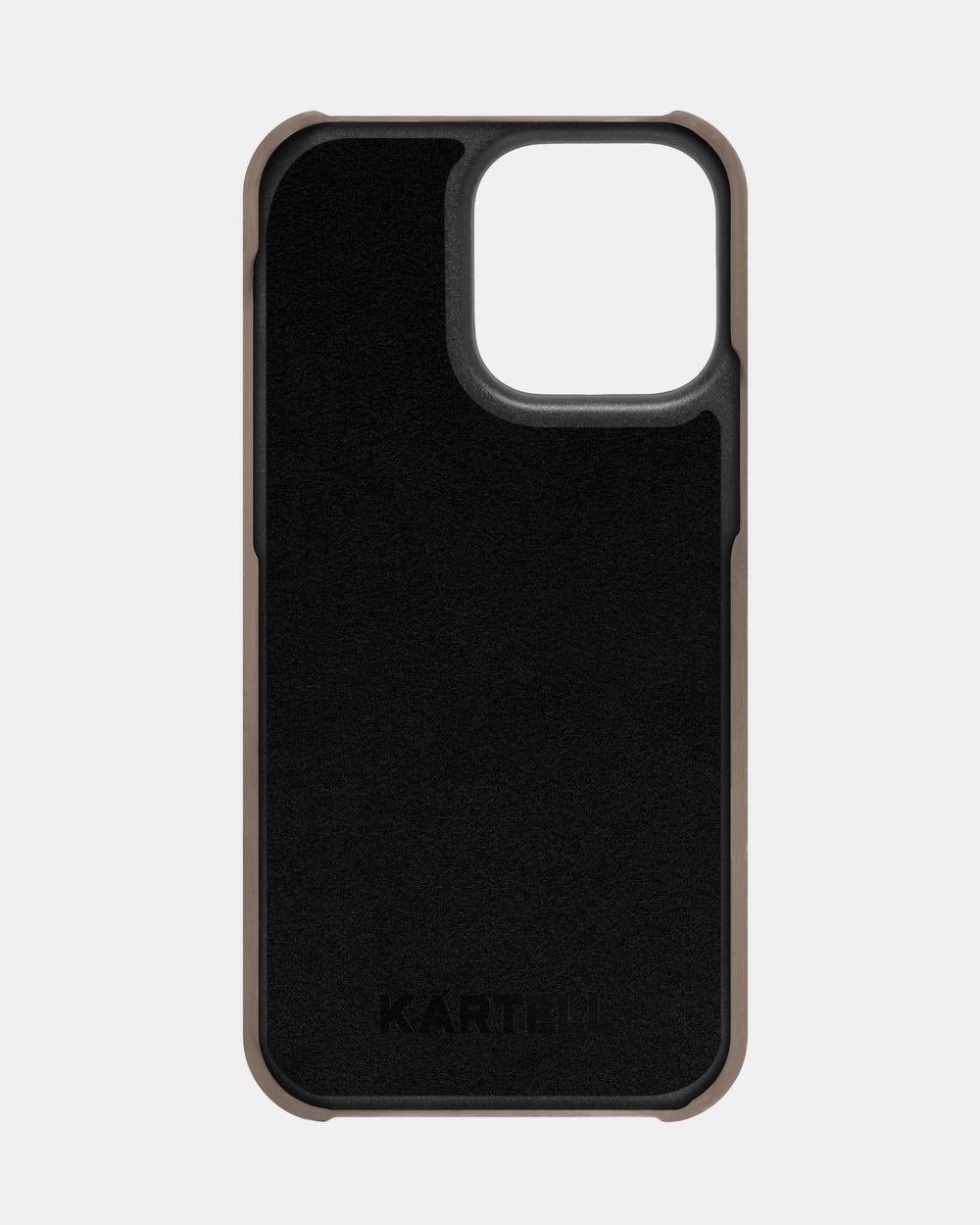 Бежевый кожаный чехол для iPhone 14 Pro