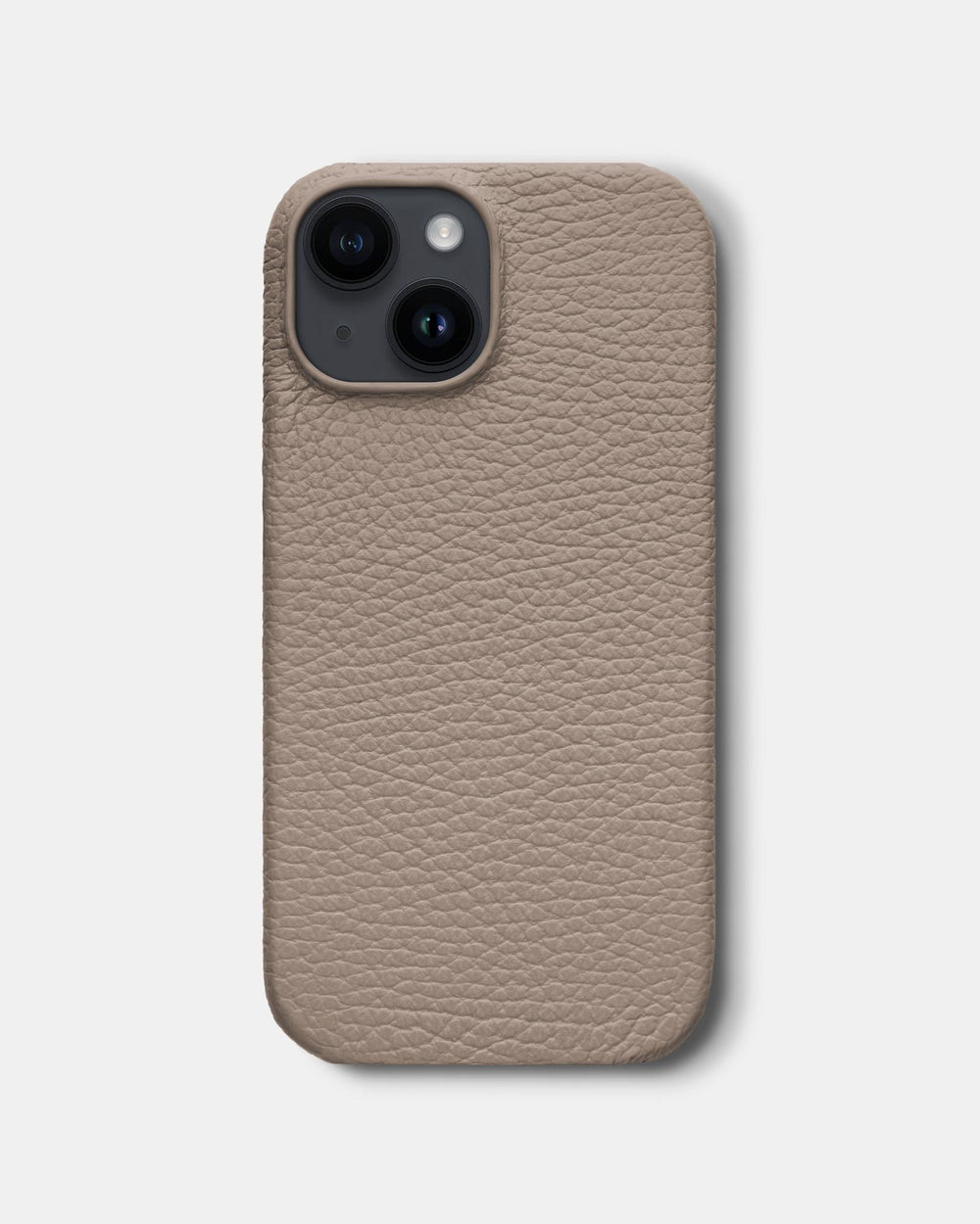 Beżowy skórzany etui do iPhone 14