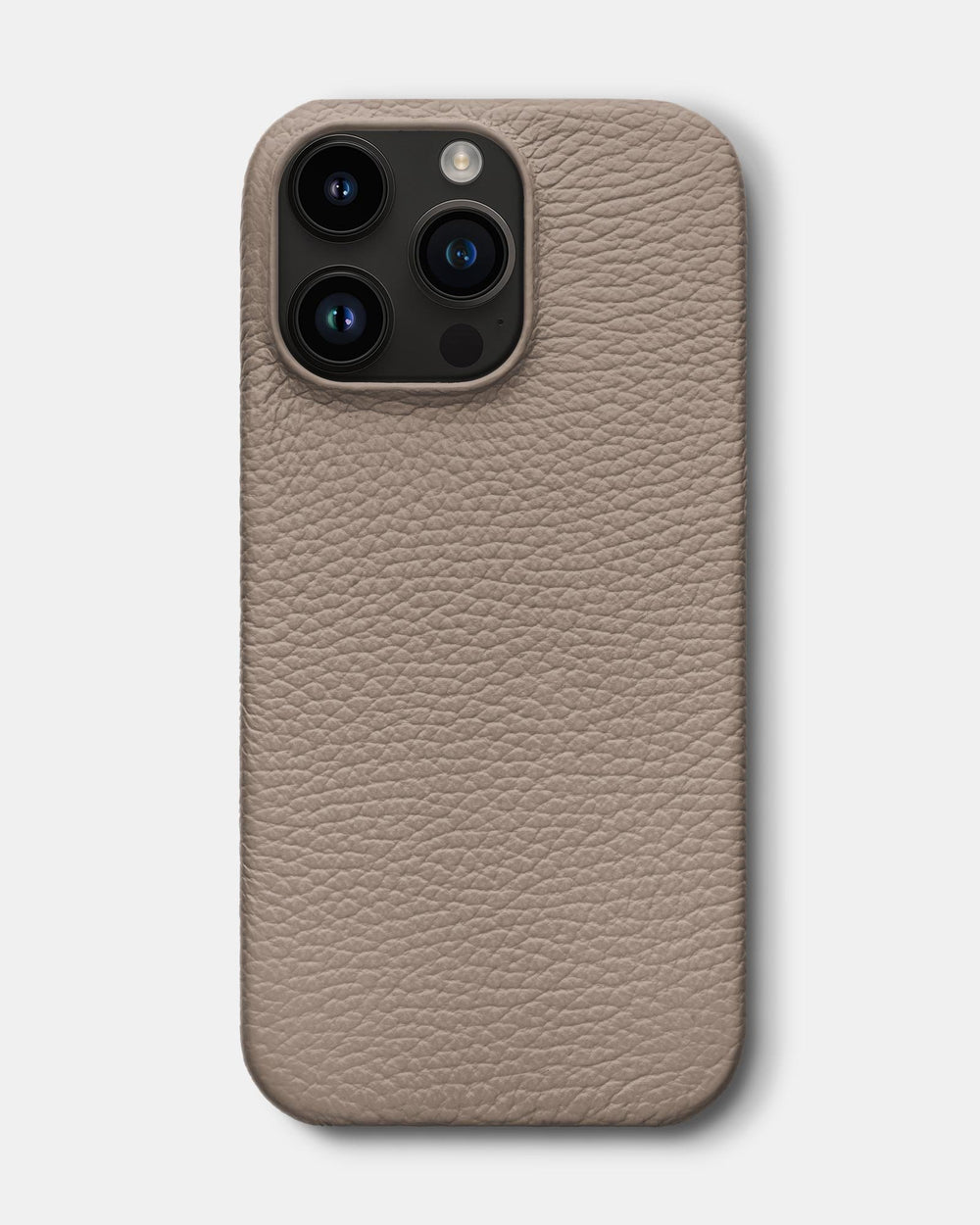 Beżowy skórzany etui do iPhone 14 Pro Max