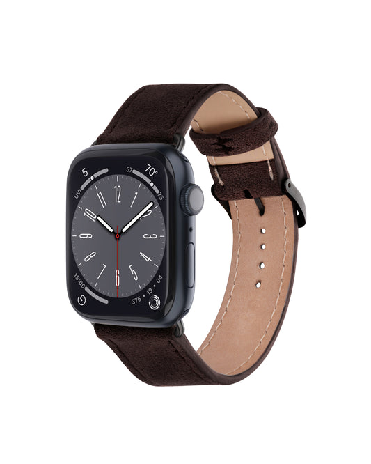 Ремешок для Apple Watch из алькантары серого цвета