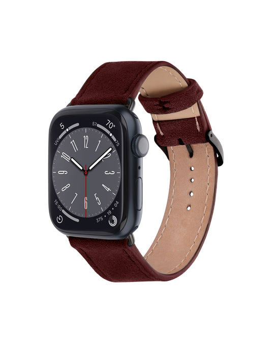 Ремешок для Apple Watch из алькантары серого цвета