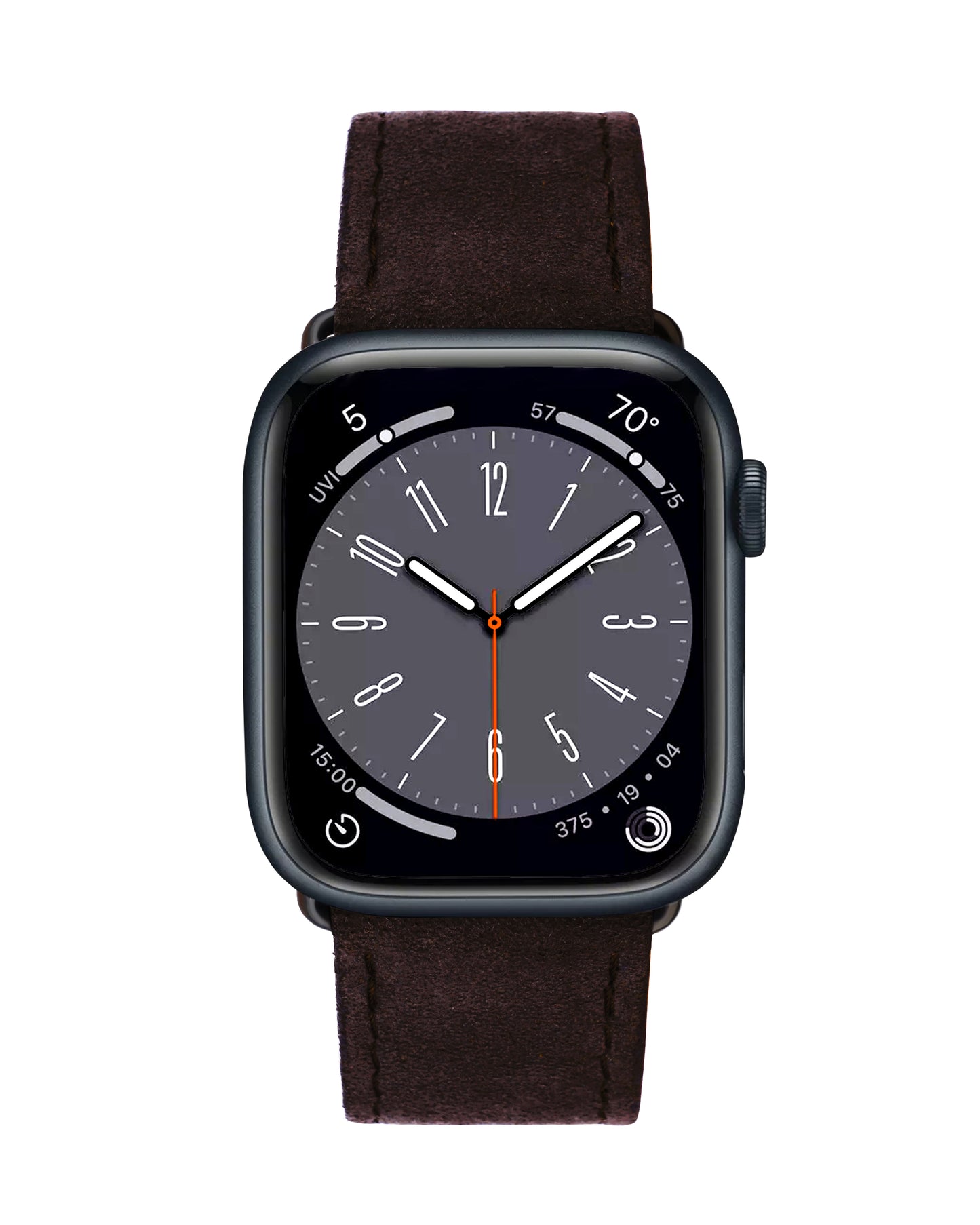 Ремешок для Apple Watch из алькантары серого цвета