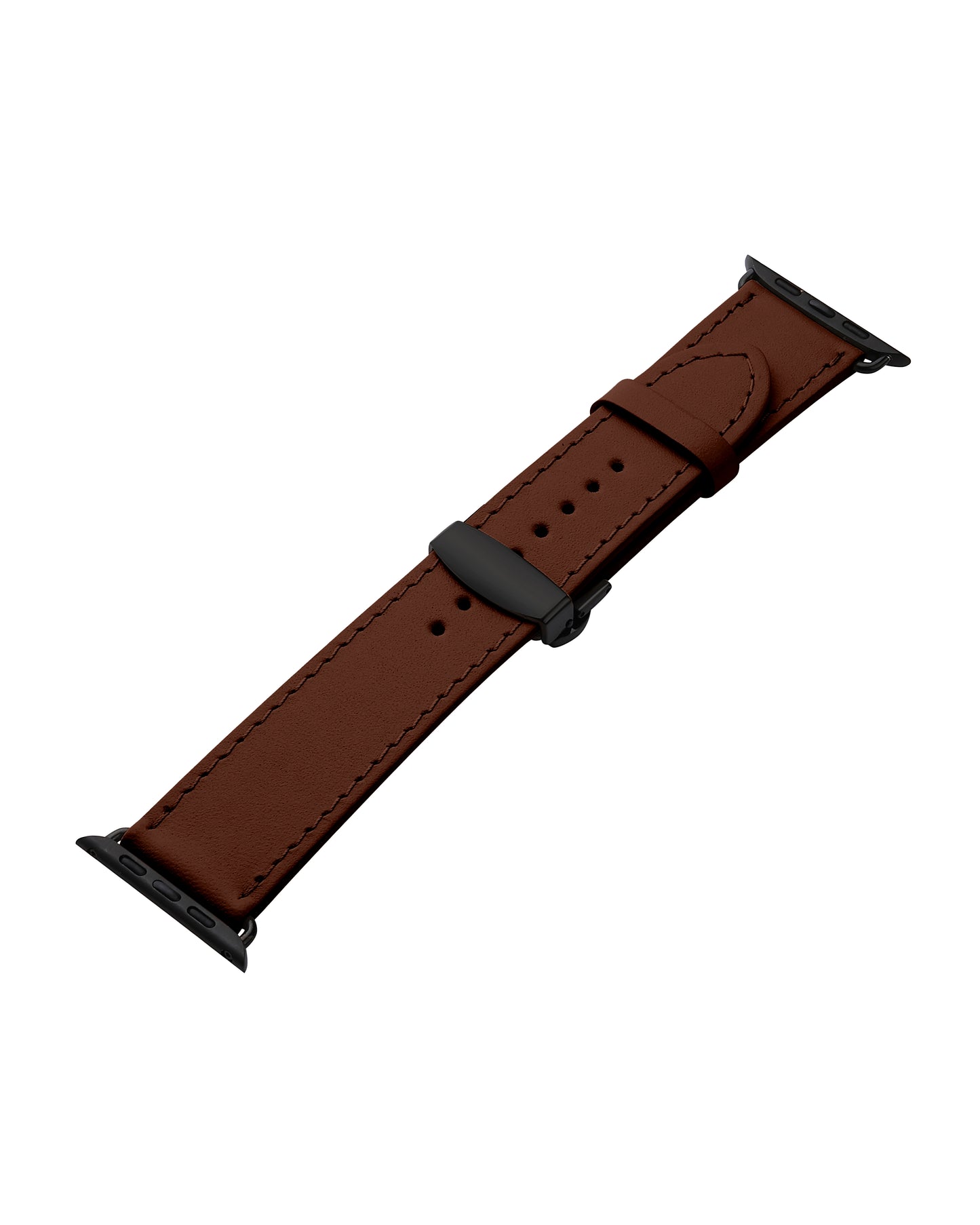 Ремінець для Apple Watch зі шкіри купон у рудому кольорі