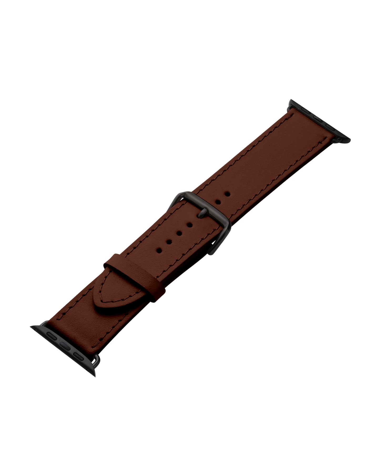 Ремінець для Apple Watch зі шкіри купон у рудому кольорі