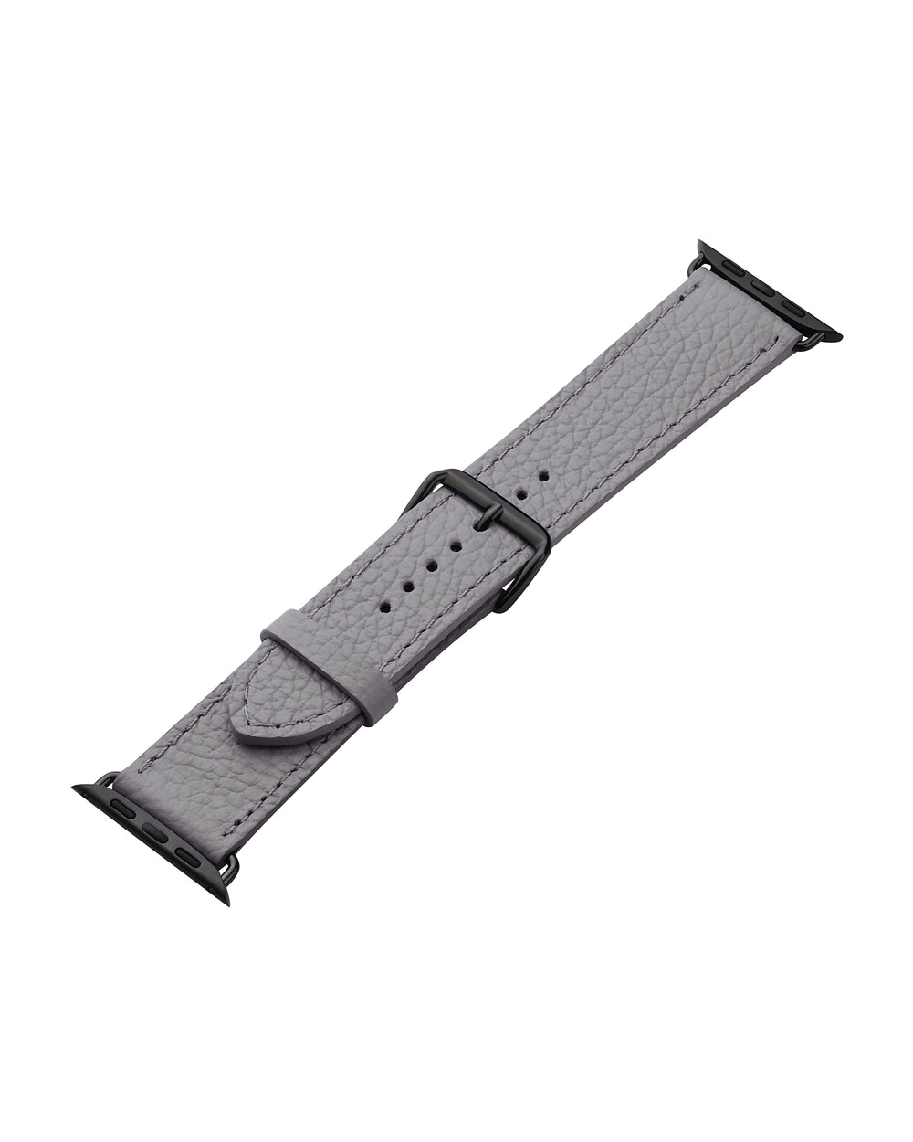 Pasek do Apple Watch ze skóry cielęcej floater w kolorze szarym