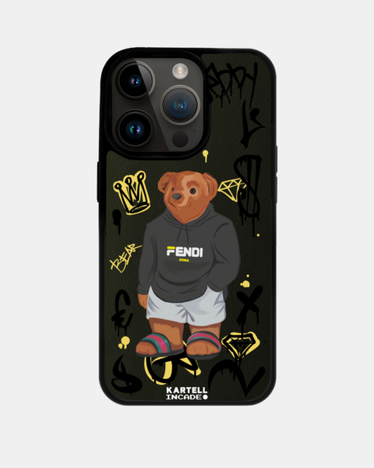 Чохол з зеленої телячої шкіри для iPhone
