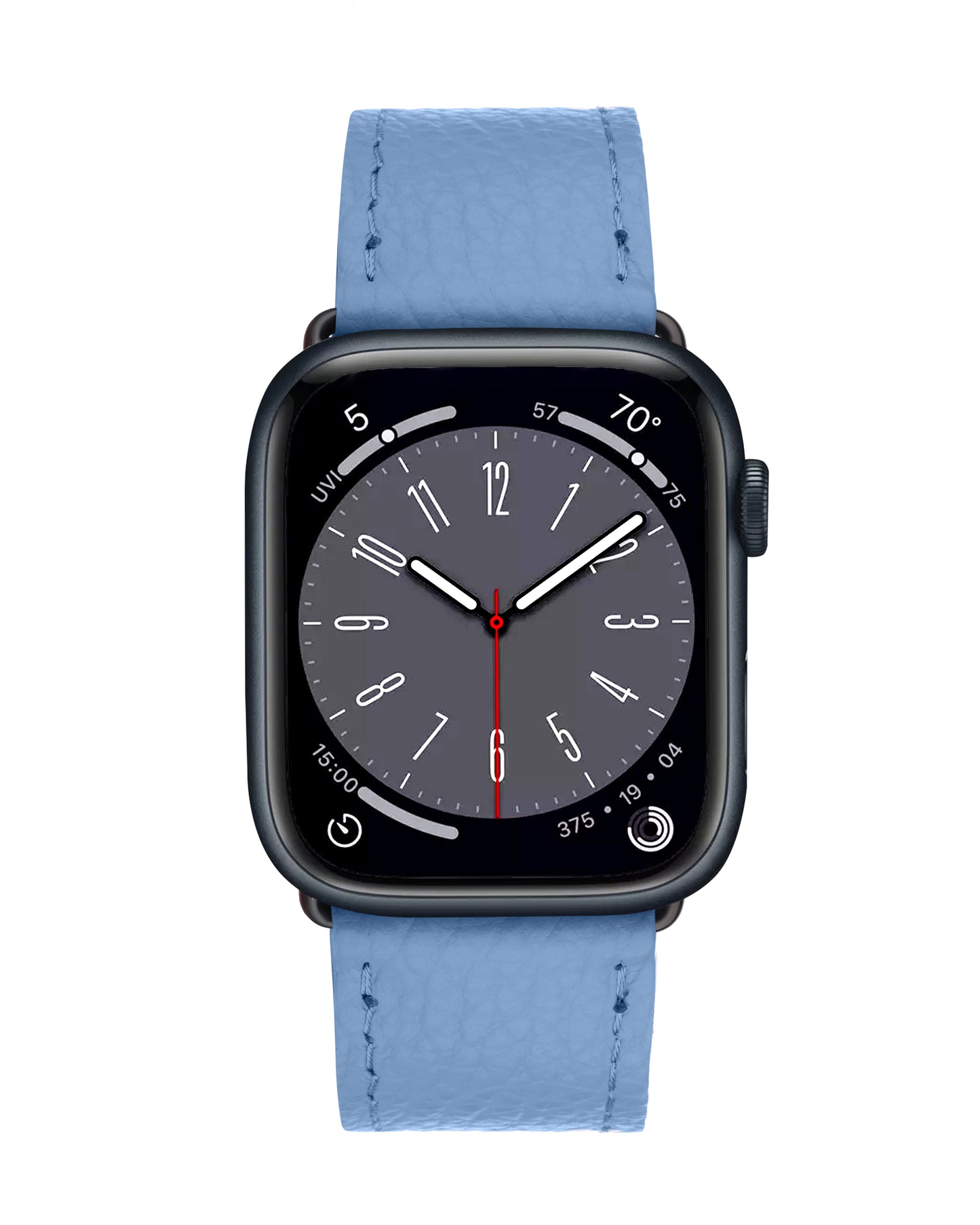 Ремінець для Apple Watch із телячої шкіри флотар в бірюзовому кольорі