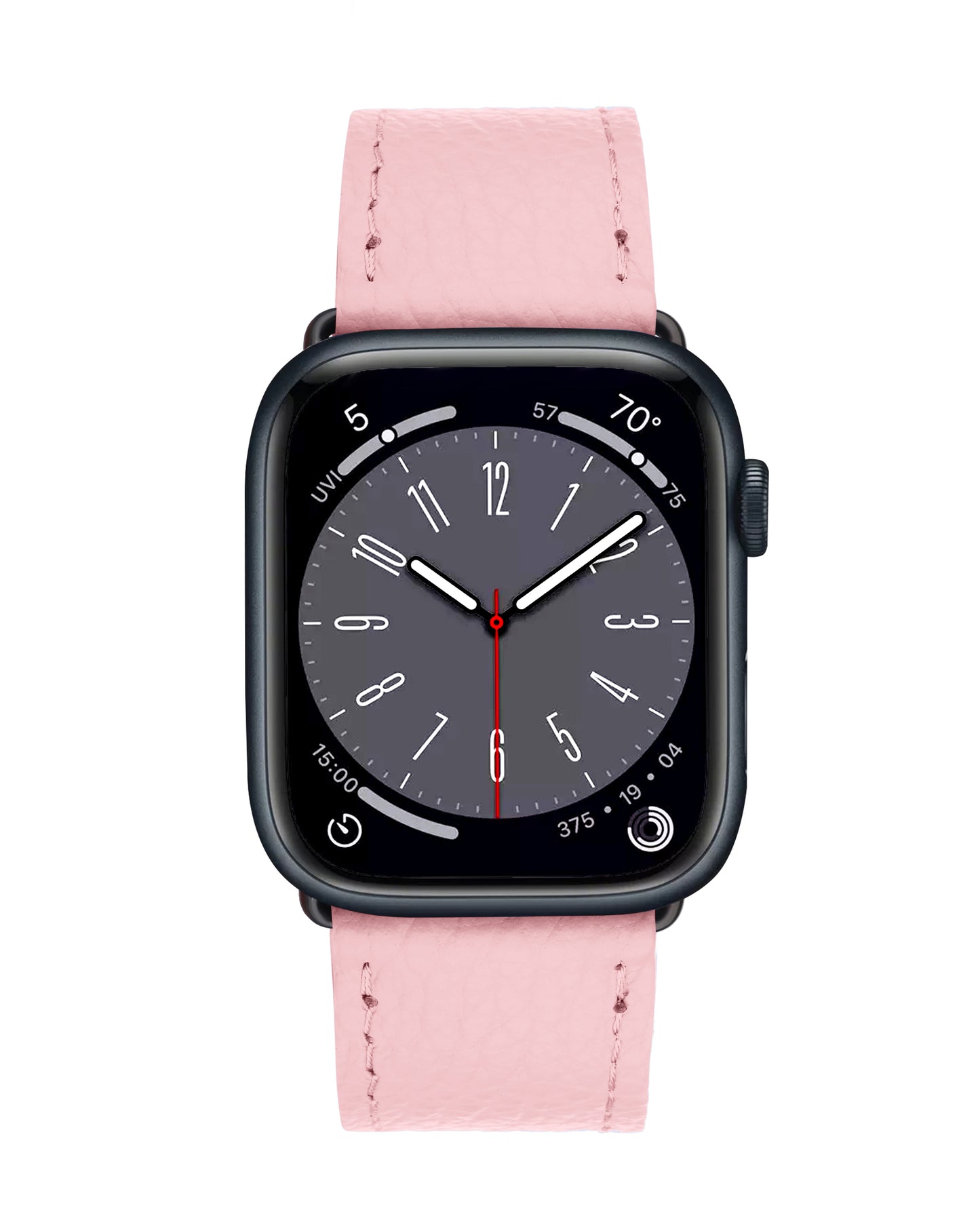 Ремінець для Apple Watch із телячої шкіри флотар в рожевому кольорі