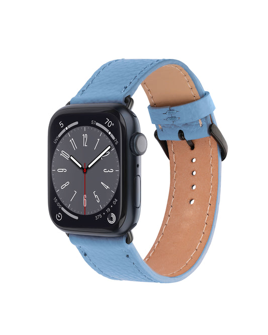 Ремінець для Apple Watch із телячої шкіри флотар в бірюзовому кольорі