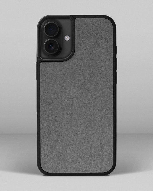 Чохол із світло-сірою вставкою з алькантари для iPhone 12 Mini