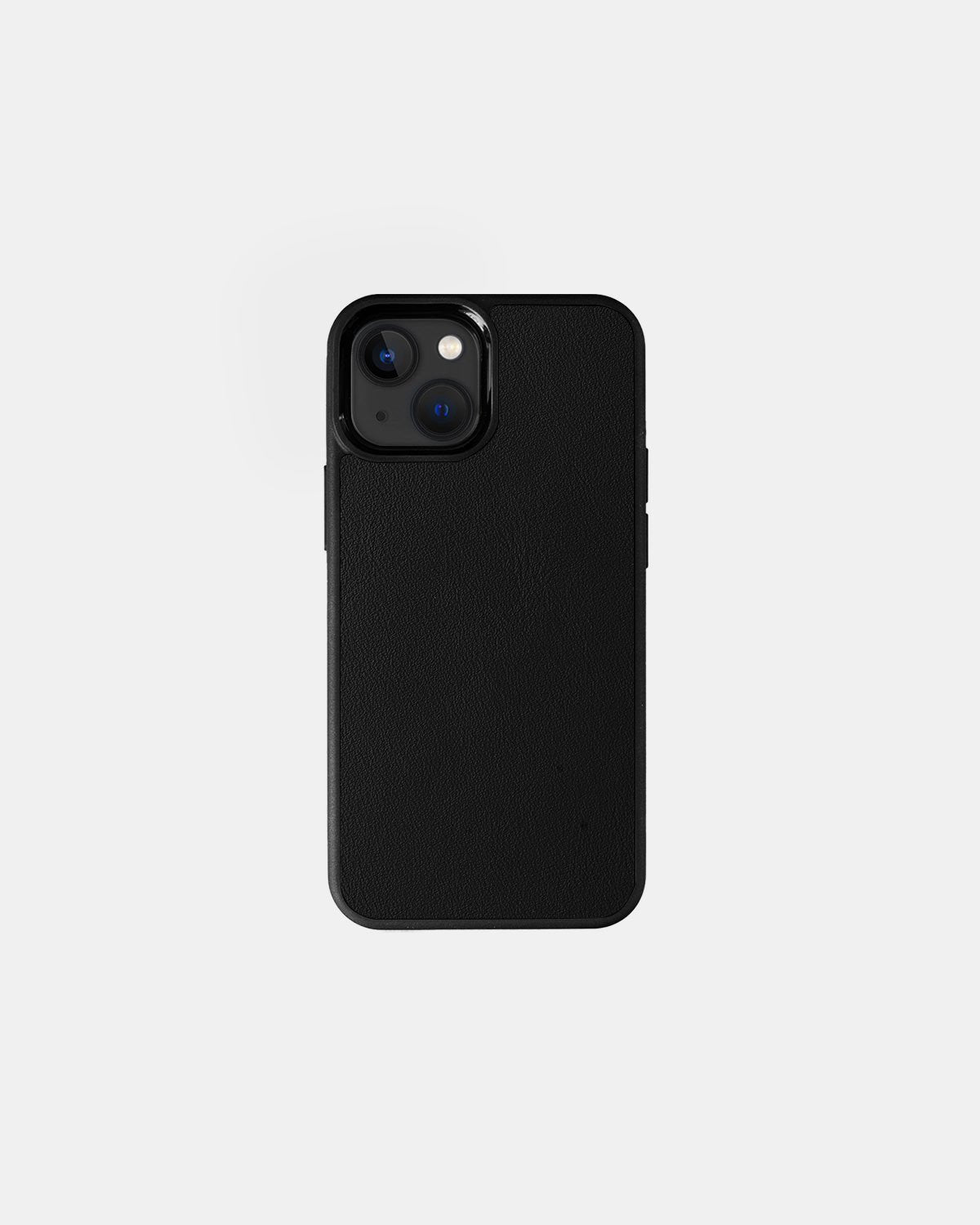 Чохол із чорної телячої шкіри для iPhone 13 Mini