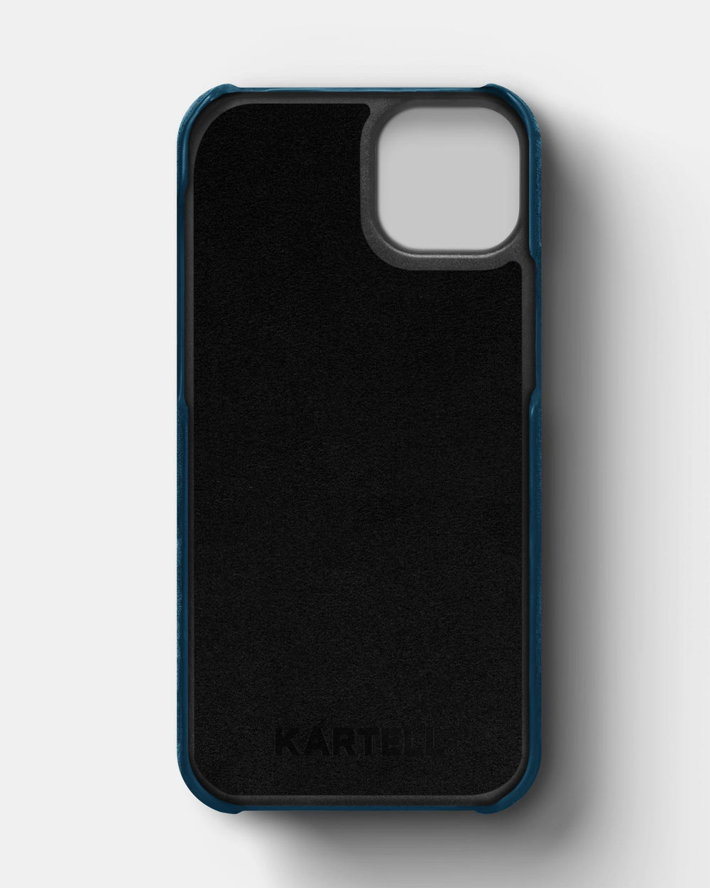 Zielone etui z alcantary do iPhone 15 Plus