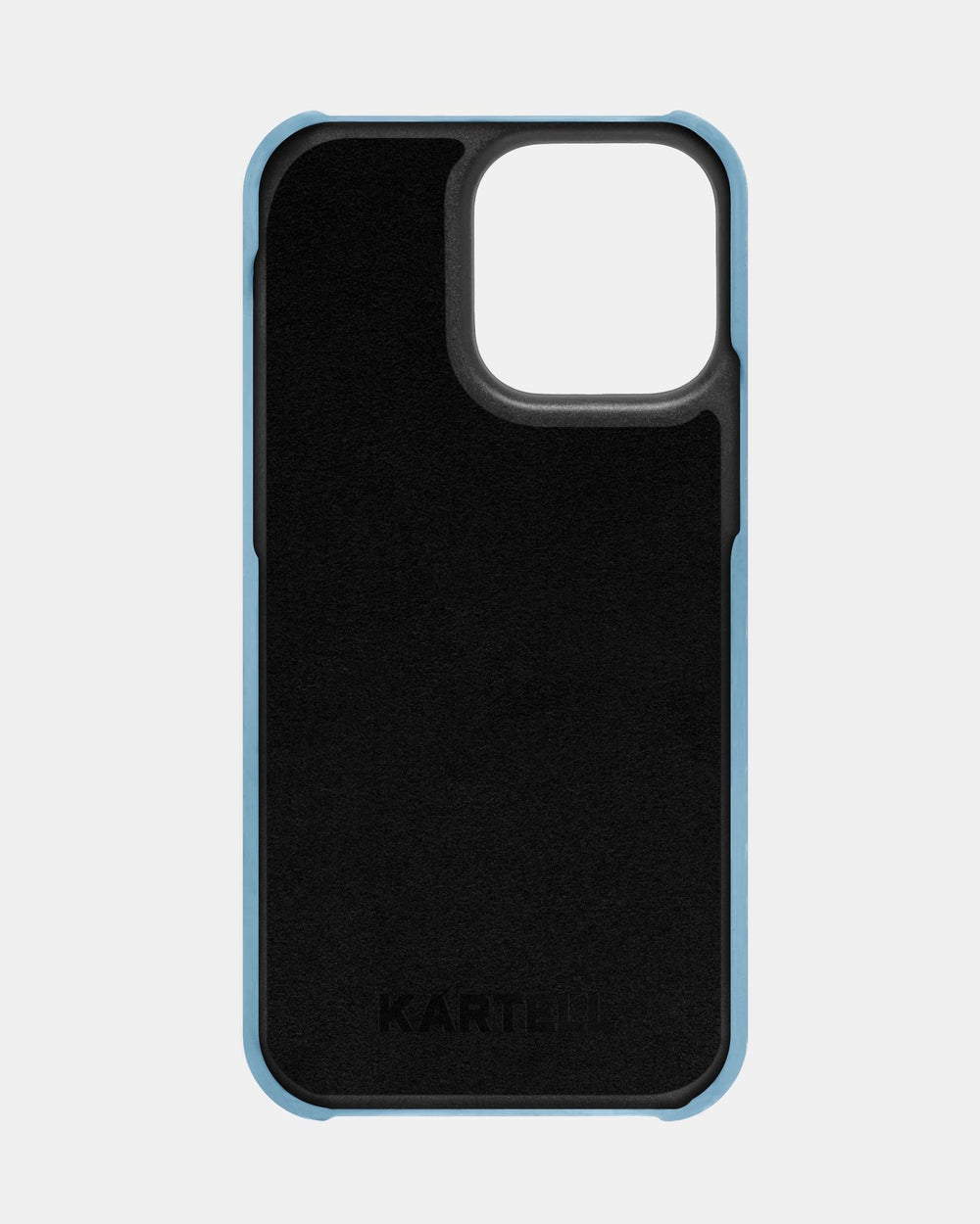 Błękitny skórzany etui do iPhone 14 Pro Max