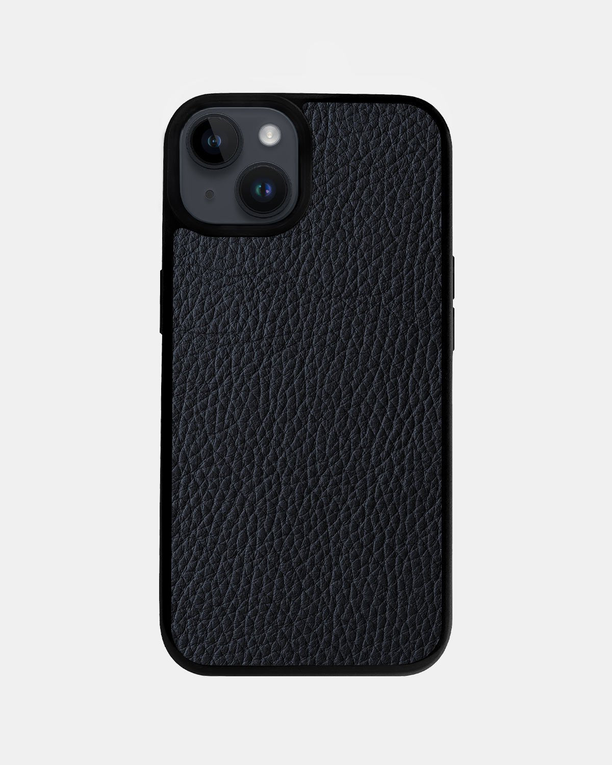 Чохол із темно-синьої телячої шкіри флотар для iPhone 14 Plus