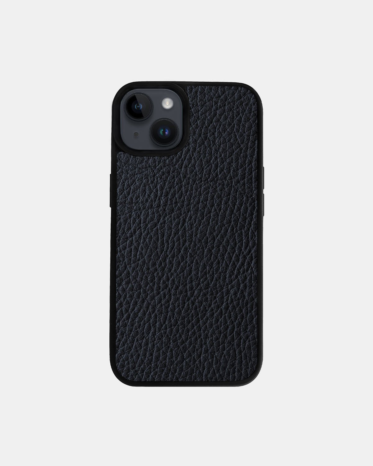 Чохол із темно-синьої телячої шкіри флотар для iPhone 14
