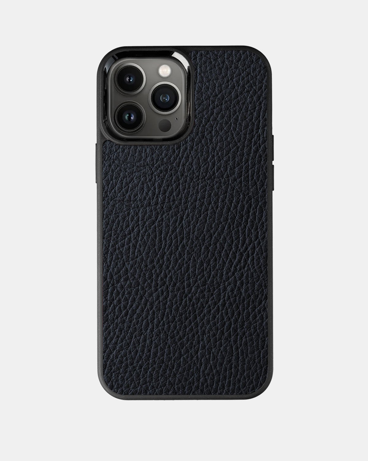 Чохол із темно-синьої телячої шкіри флотар для iPhone 13 Pro Max