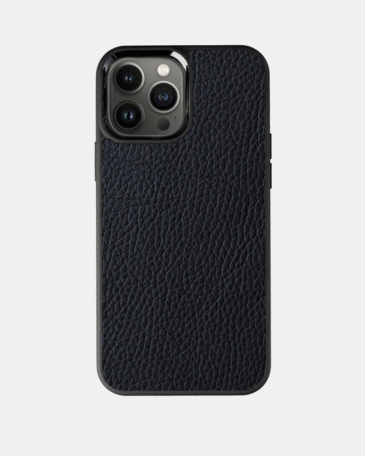 Чохол із темно-синьої телячої шкіри флотар для iPhone 13 Pro Max