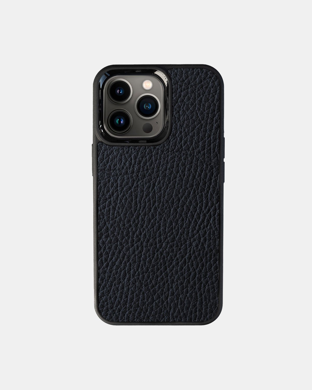 Чохол із темно-синьої телячої шкіри флотар для iPhone 13 Pro