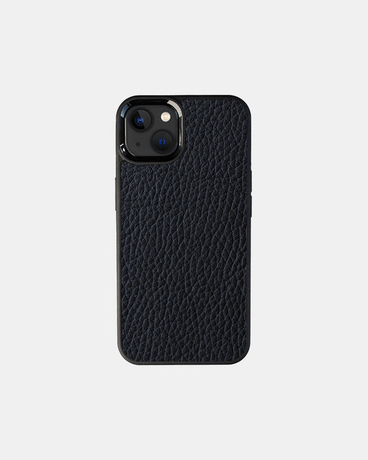 Чохол із темно-синьої телячої шкіри флотар для iPhone 13