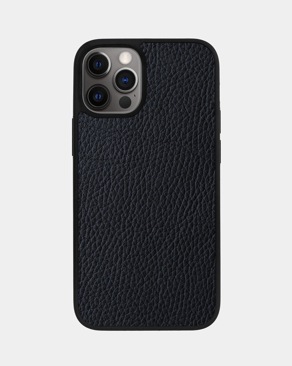 Чохол із темно-синьої телячої шкіри флотар для iPhone 12 Pro Max