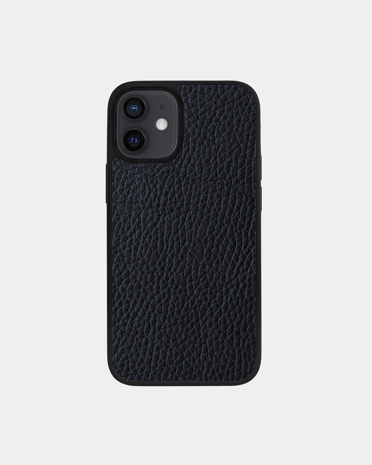 Чохол із темно-синьої телячої шкіри флотар для iPhone 12