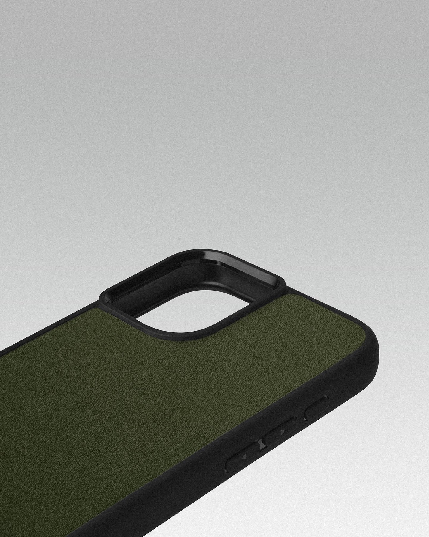 Чохол для iPhone 11 в із шкіри купон зеленому кольорі з тисненням Роза вітрів
